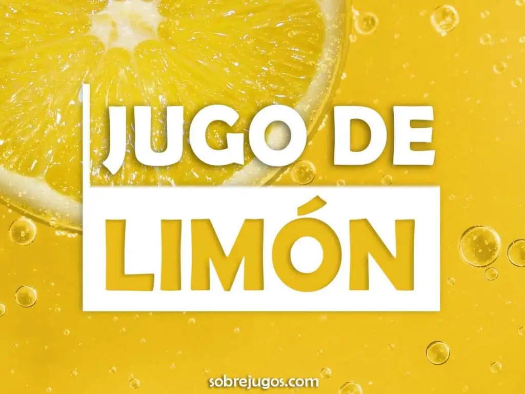 JUGO DE LIMÓN