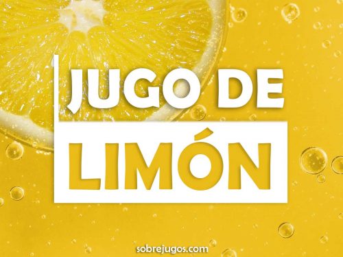 JUGO DE LIMÓN