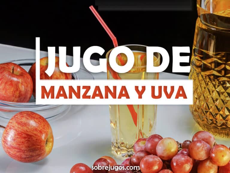 JUGO DE MANZANA Y UVA