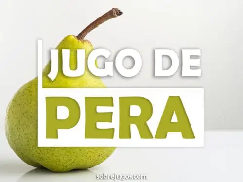 JUGO DE PERA